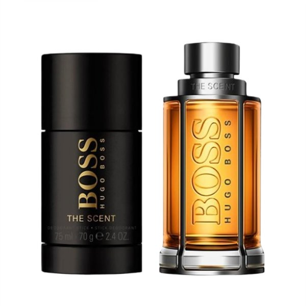 Hugo Boss Boss The Scent For Man zestaw prezentowy woda toaletowa 100ml + dezodorant w sztyfcie 75ml dla mężczyzn