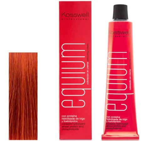 Kosswell Equium Vb2, Profesjonalna farba do włosów, Wibrant miedziany, 60ml
