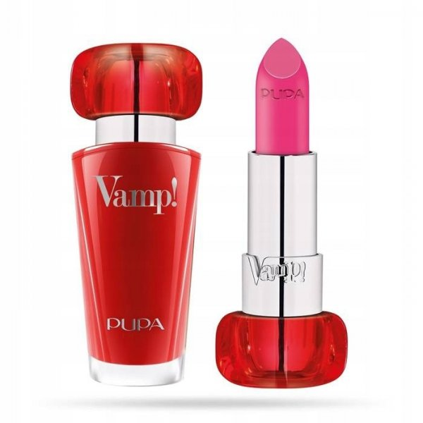 PUPA Vamp! Extreme Colour Lipstick, pomadka do ust, fuchsia addicted, 3,5g