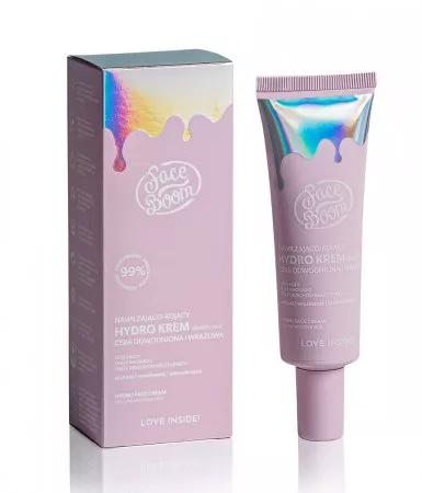 FaceBoom, nawilżająco-kojący hydro krem, skóra odwodniona i wrażliwa, 50ml