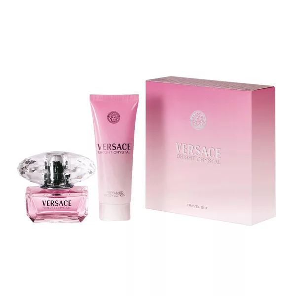 Versace Bright Crystal zestaw woda toaletowa spray 50ml + balsam do ciała 100ml (W)