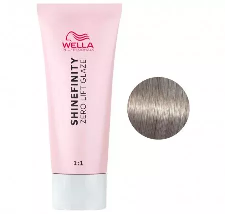 Wella Shinefinity Zero Lift Glaze, farba półtrwała do włosów, 06/02 matte, 60ml