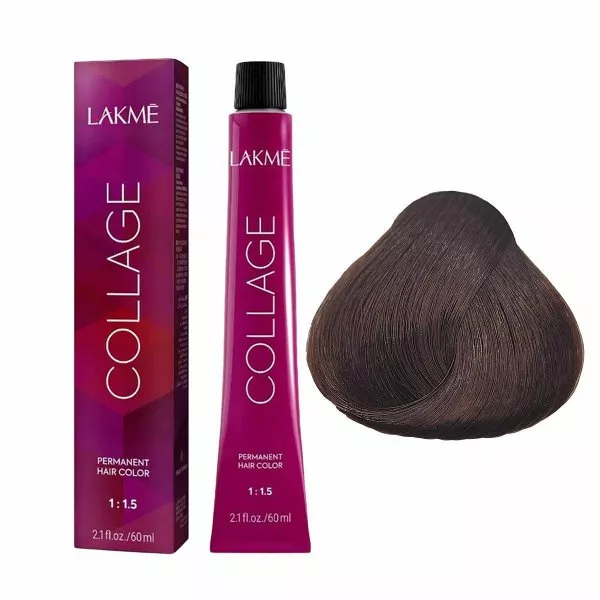 Lakme Collage, farba do włosów trwale koloryzująca, 6/65, 60ml