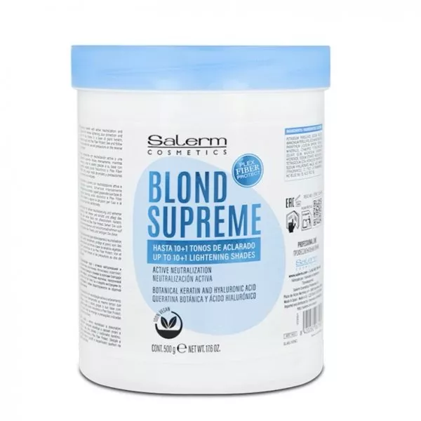 Salerm Blond Supreme 10+1, rozjaśniacz do włosów, 500g