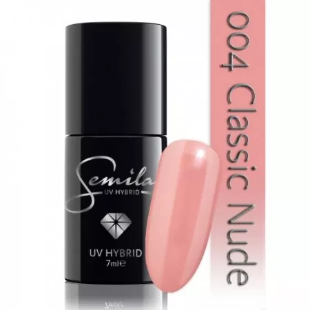Semilac lakier hybrydowy, 7ml, 004 Classic Nude