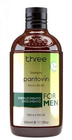 Three Therapy Pantovin, szampon dla mężczyzn z naturalnymi emolientami, 500ml
