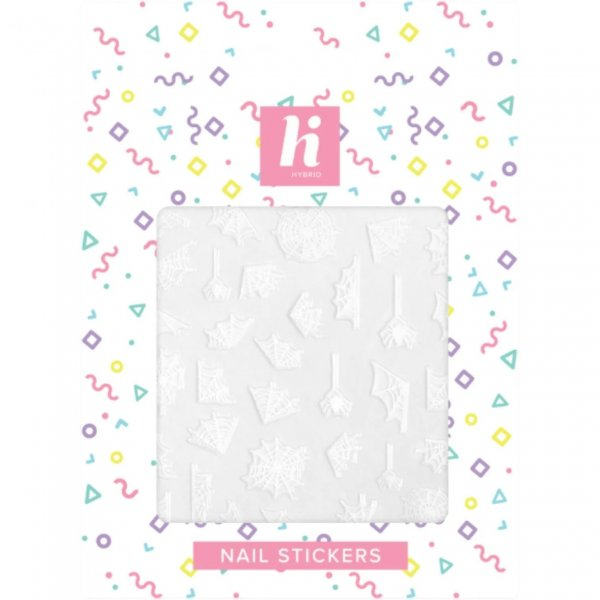 hi hybrid Halloween, naklejki na paznokcie, #02