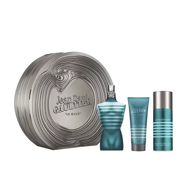Jean Paul Gaultier Le Male zestaw woda toaletowa spray 125ml + żel pod prysznic 75ml + dezodorant spray 150ml (M)