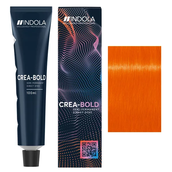 Indola Crea Bold, farba do włosów półtrwała, Neon Tangerine, 100ml