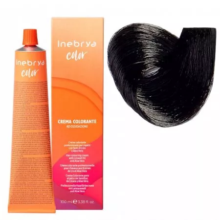 Inebrya Color, farba do włosów, koloryzacja trwała, 3/00, 100ml