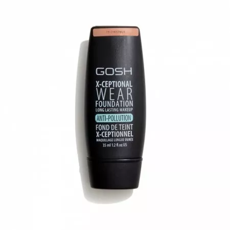 Gosh X-ceptional Wear, podkład pod makijaż, 35ml, 19 Chestnut