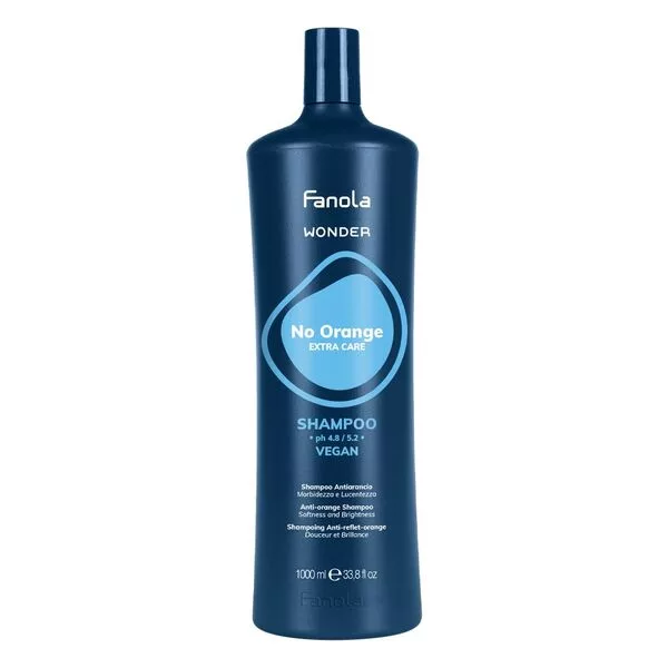 Fanola Wonder No Orange Extra Care, szampon neutralizujący do włosów brązowych, 1000ml