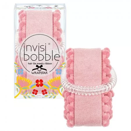 Invisibobble Wrapstar Flores &amp; Bloom gumka do włosów ze wstążką Ami&amp;Co