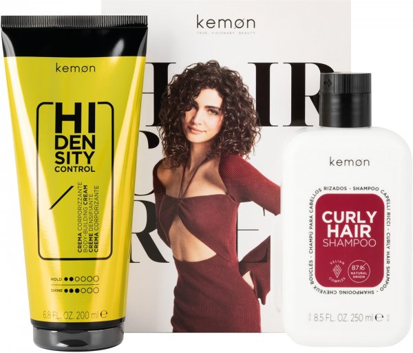 Kemon, zestaw prezentowy do włosów kręconych, szampon Curly + Hi Density Control