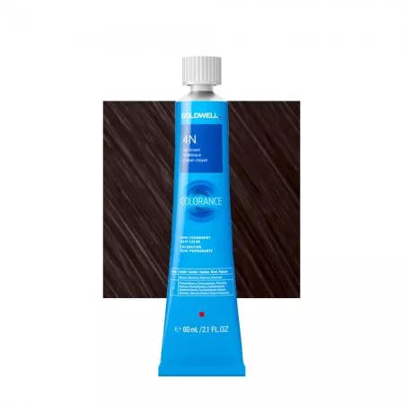 Goldwell Colorance Color Infuse, krem do koloryzacji półtrwałej bez amoniaku, 4N, 60ml