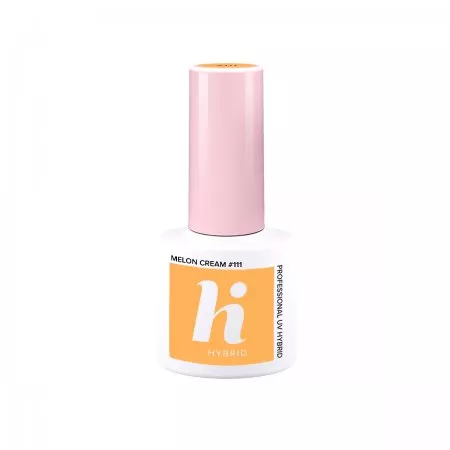 hi hybrid, lakier hybrydowy, 5ml, #111 Melon Cream