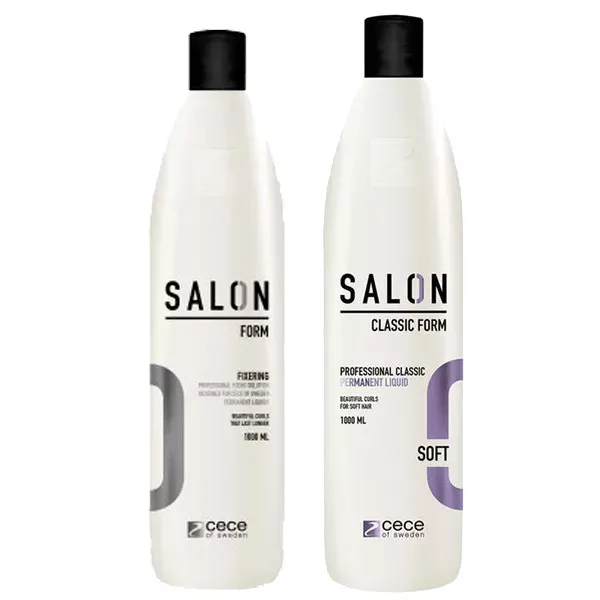 CeCe Form, zestaw do trwałej ondulacji do włosów normalnych, utrwalacz 1000ml + płyn Soft 1000ml