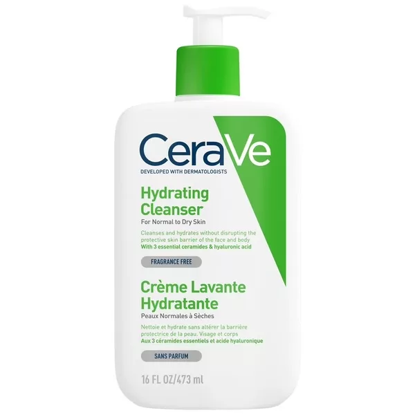 CeraVe, nawilżająca emulsja do mycia dla skóry normalnej i suchej, 473ml