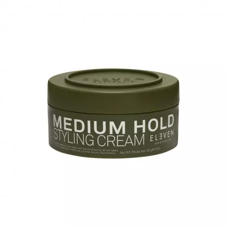 Eleven Australia Medium Hold Styling Cream, średnio utrwalający krem do włosów, 85g