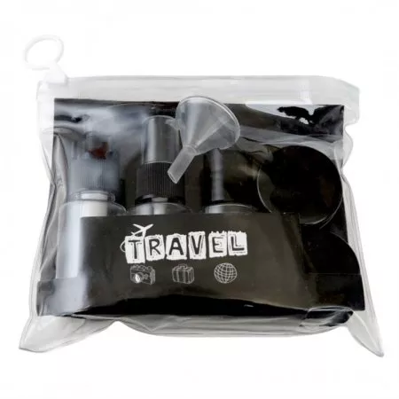 Ecarla Zestaw akcesoriów podróżnych Czarny