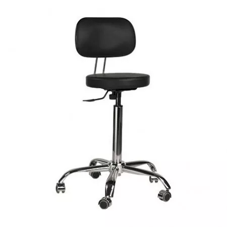 Hoker fryzjerski z oparciem Ayala HO-3 - dostępny w 48h