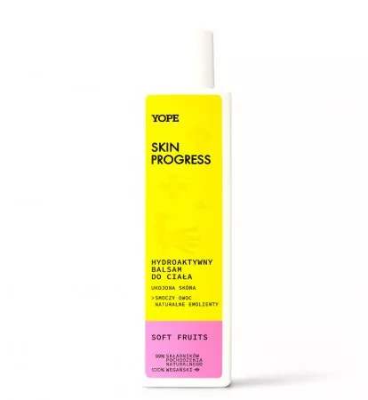 Yope Skin Progress, hydroaktywny balsam do ciała - ukojona skóra - Soft Fruits, 200ml