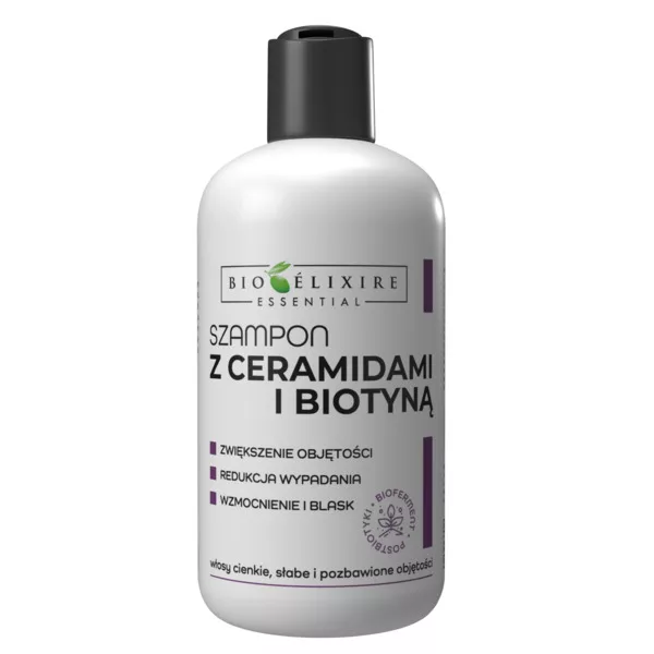 Bioelixire, szampon z biotyną do włosów cienkich i delikatnych, 300ml