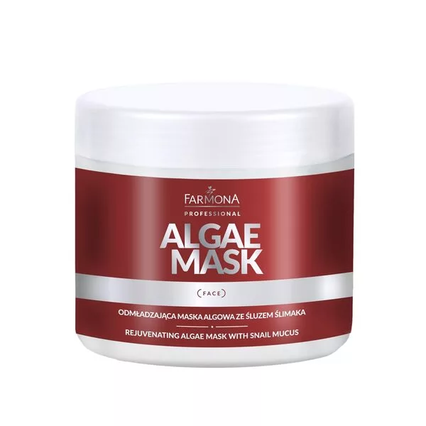 Farmona Professional Algae Mask, Odmładzająca maska algowa ze śluzem ślimaka, 160g