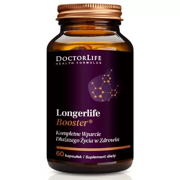 Doctor Life LongerLife Booster wsparcie zdrowia suplement diety 60 kapsułek