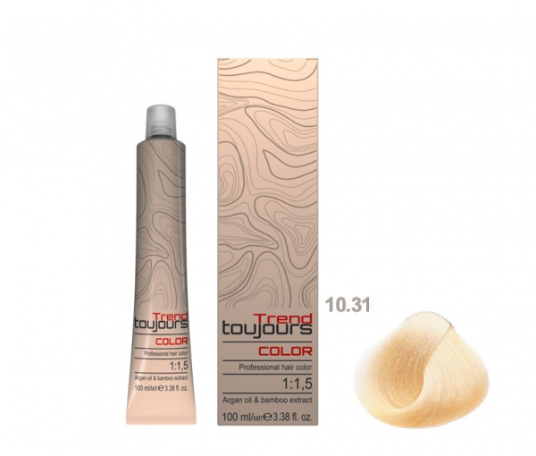 Trend Toujours Professional Color Care, farba do włosów, 10.31, 100ml