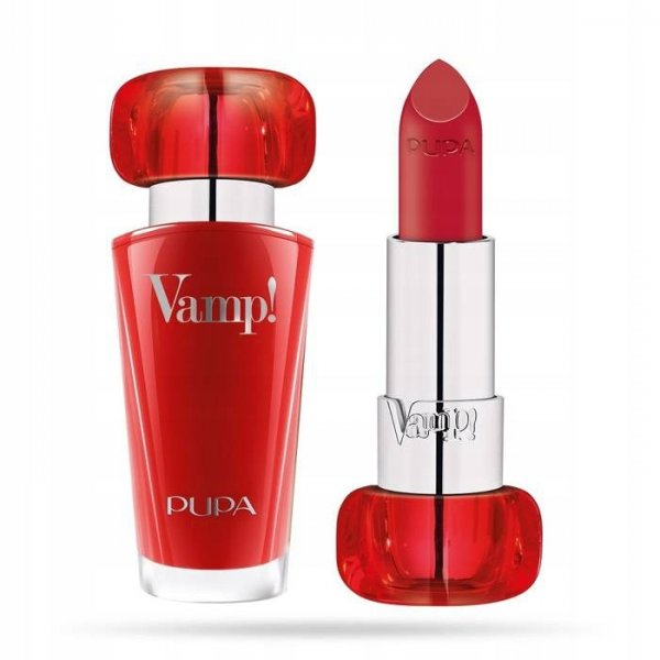 PUPA Vamp! Extreme Colour Lipstick, pomadka do ust, lovely cherry, 3,5g