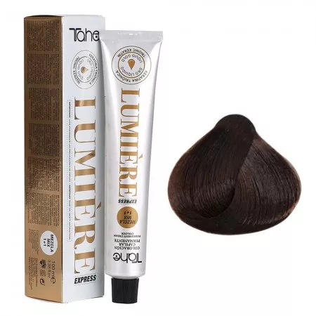Tahe Lumiere Express Cool, farba do włosów z keratyną i olejkiem arganowym, koloryzacja trwała, 100ml