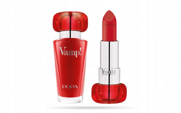 PUPA Vamp! Extreme Colour Lipstick, pomadka do ust, iconic red, 3,5g