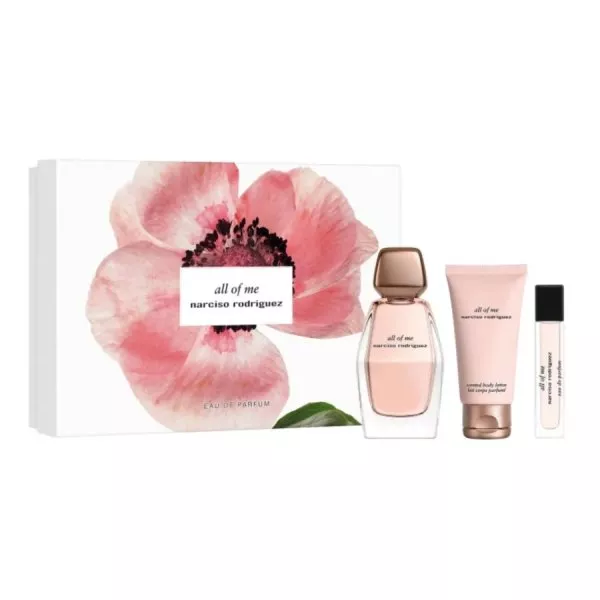 Narciso Rodriguez All Of Me zestaw woda perfumowana spray 90ml + woda perfumowana spray 10ml + balsam do ciała 50ml (W)