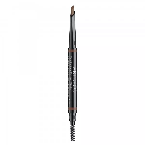 Artdeco Sculpting Brow Styler, kredka do brwi 3 w 1 do modelowania, konturowania i uzupełniania, 02 - brunette, 0,15g