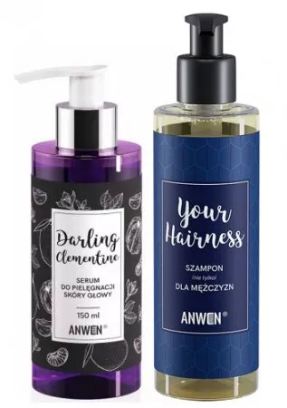 Anwen, zestaw przeciwłupieżowy, szampon + serum, wcierka