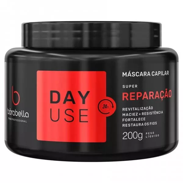Borabella DayUse Super Repair, maska regenerująca do włosów zniszczonych i łamliwych, 200g
