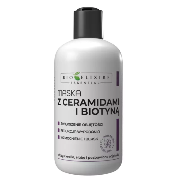 Bioelixire, maska z biotyną do włosów cienkich i delikatnych, 300ml