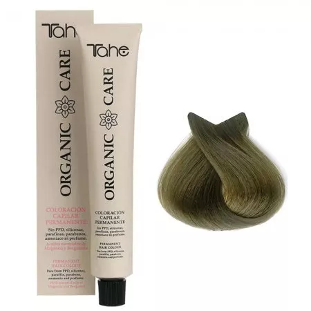 Tahe Organic Care, organiczna farba do włosów bez amoniaku, 8, 100ml
