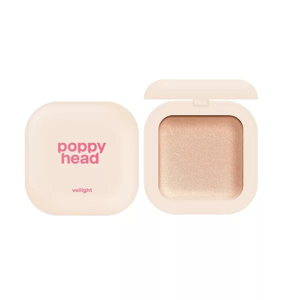 Poppy Head Veilight wypiekany rozświetlający puder do twarzy 02 Sunlit Aura 12g