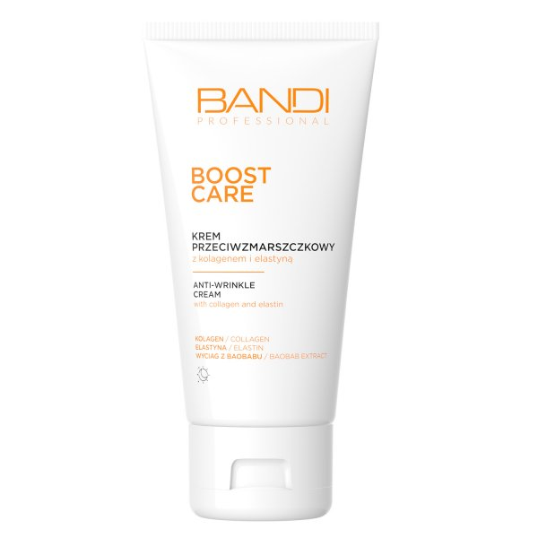 Bandi Boost Care, krem przeciwzmarszczkowy z kolagenem i elastyną, 50ml