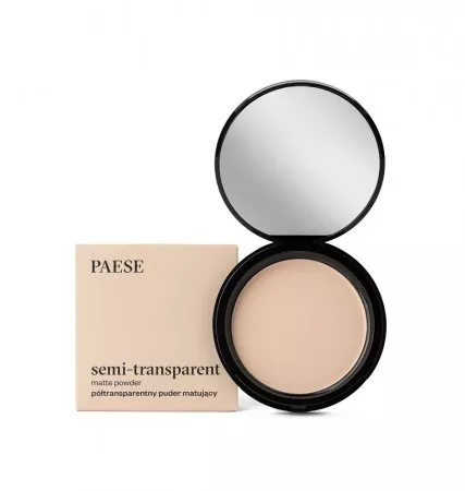 Paese, Semi-Transparent Matte Powder półtransparentny puder matujący 1A Ciepły Beż 9g
