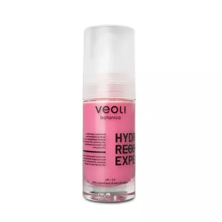 Veoli Botanica Hydra Recovery Expert, nawadniająco-naprawcze serum do twarzy z kompleksem kwasów hialuronowych, 30ml