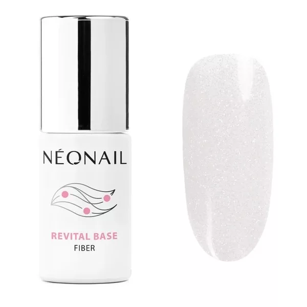 Neonail Revital Base Fiber, baza hybrydowa, Shiny Queen, 7.2ml