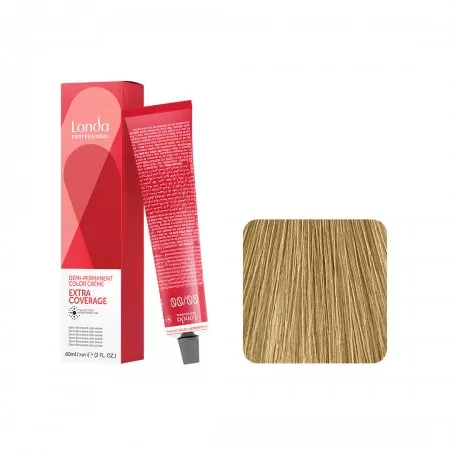 Londa Demiplus, farba w kremie, 70% pokrycia siwizny, 8/07, 60ml