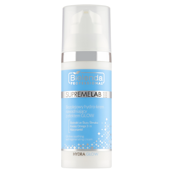 Bielenda Professional Supremelab Hydra Glow, ochronny hydro-krem do twarzy z formułą tonującą CC SPF 50, 40ml