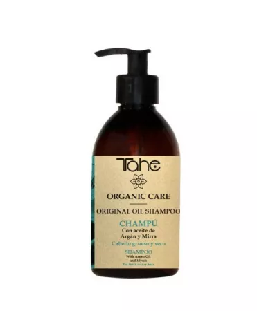 Tahe Organic Care, Original Oil Shampoo, szampon do włosów grubych i suchych, 300ml