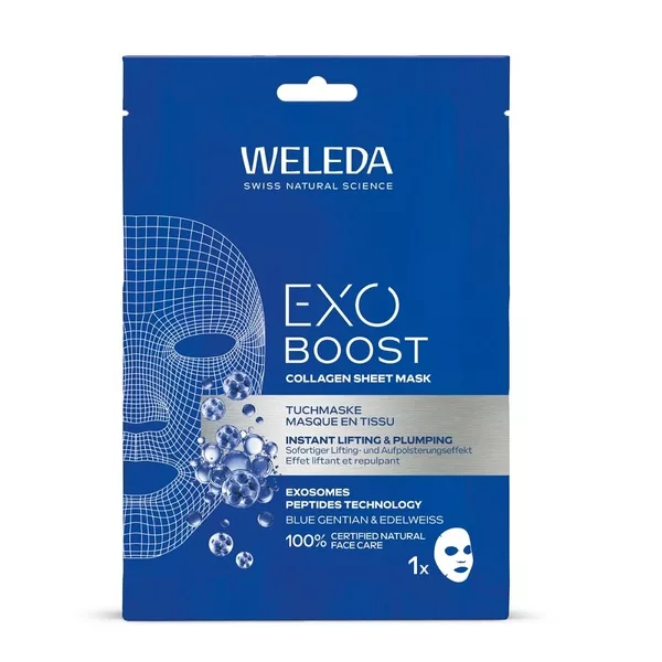 Weleda Exo Boost kolagenowa maska w płachcie 20ml