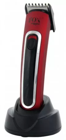 Fox Reggae, trymer do włosów i brody, czerwony, bezprzewodowy, precyzyjne ostrze, stacja dokująca