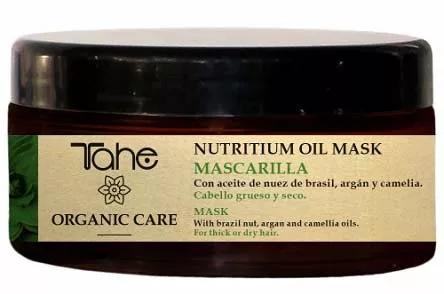 Tahe Organic Care, maska regenerująca do włosów grubych i suchych z olejem arganowym, 300ml